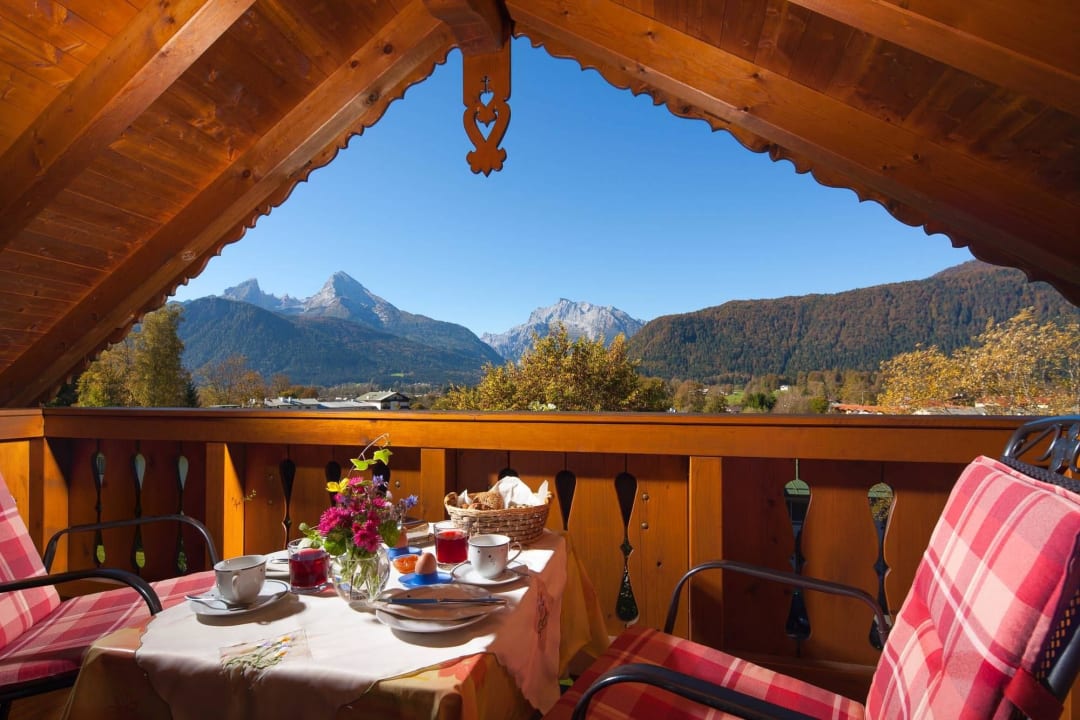 Blick zum Watzmann Ferienwohnung Sachenbacher
