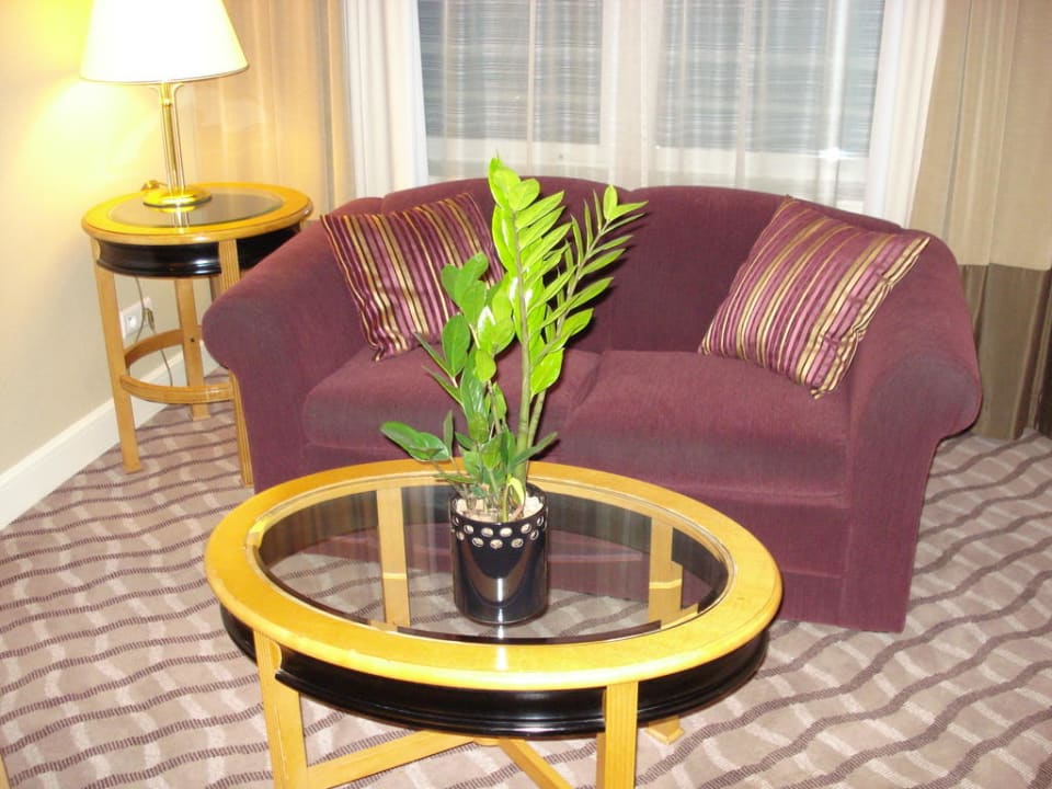 Sitzecke in der Junior-Suite Sheraton Warsaw Hotel