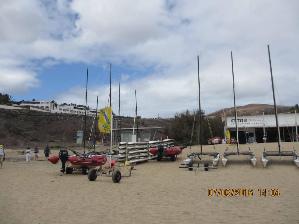 Eine Beachbar in Hotelnähe Club Jandia Princess