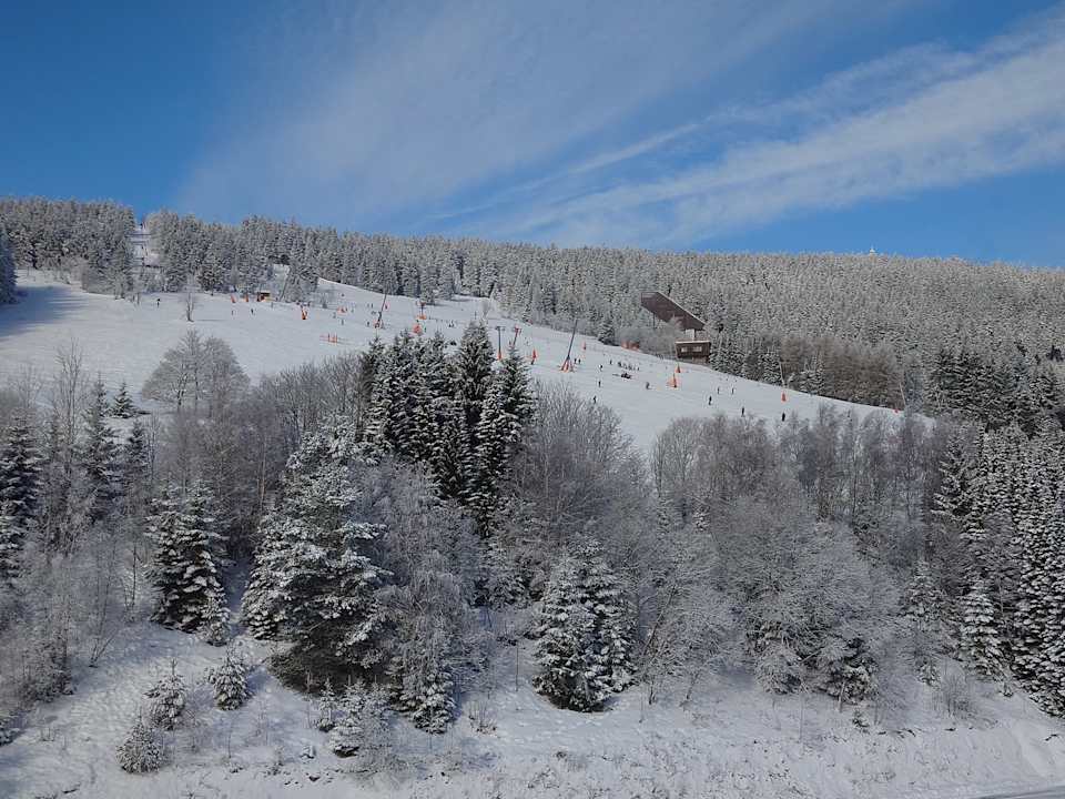 Ausblick AHORN Hotel Am Fichtelberg