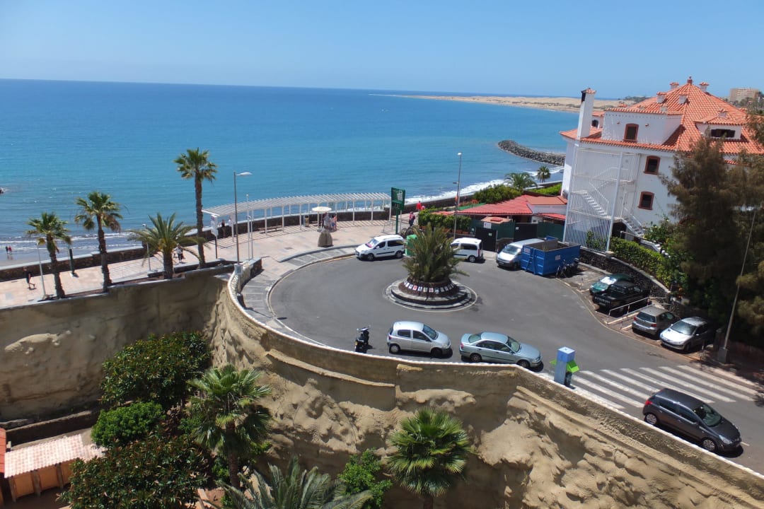 Blick nach Südwesten Richtung Dünen Hotel Europalace