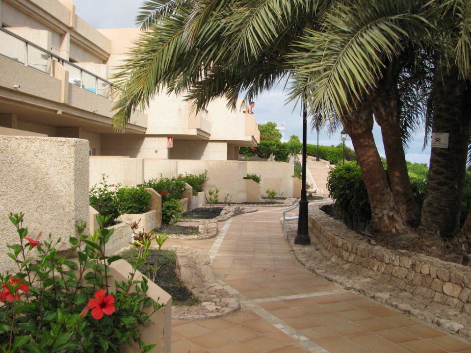 Blick von cer Zimmerterrasse nach links SBH Hotel Taro Beach