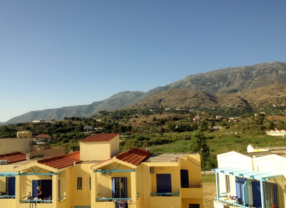 Blick vom Balkon Hotel Corissia Princess