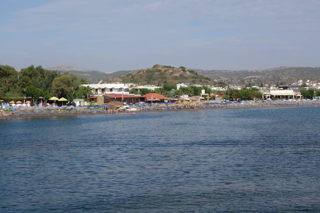 Blick vom Schiff aus Hotel Aquarius Beach