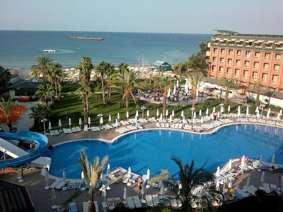 Blick von unserem Zimmer Annabella Diamond Hotel & Spa