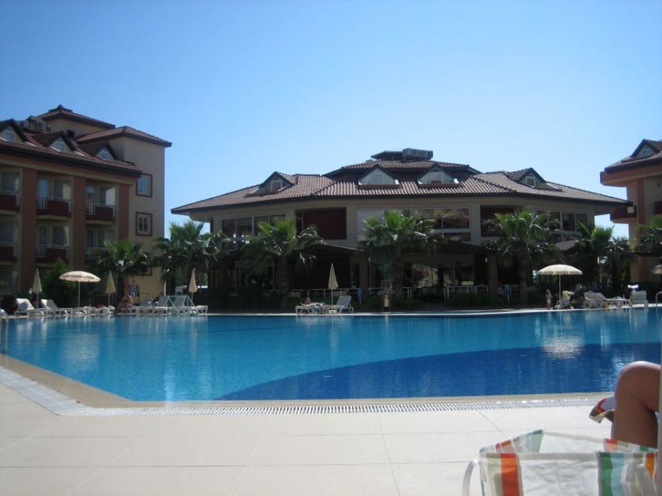 Blick auf das Restaurant / Poolbar Hotel Orfeus Park