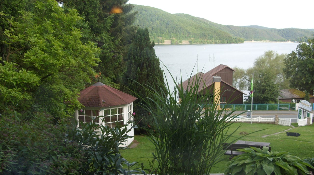 Blick aus dem Restaurant Waldhotel Wiesemann & Apartmenthaus Seeschwalbe