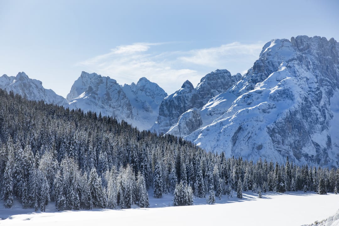 Ausblick Grand Hotel Misurina