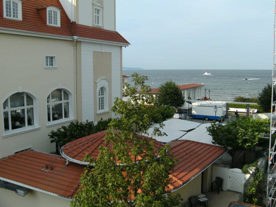 Blick von unserem Balkon Aparthotel Rialto & Hotel Esplanade