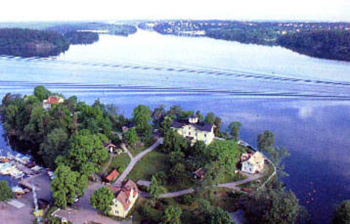 Luftbild der Wohngebäude Hotel Klubbensborg