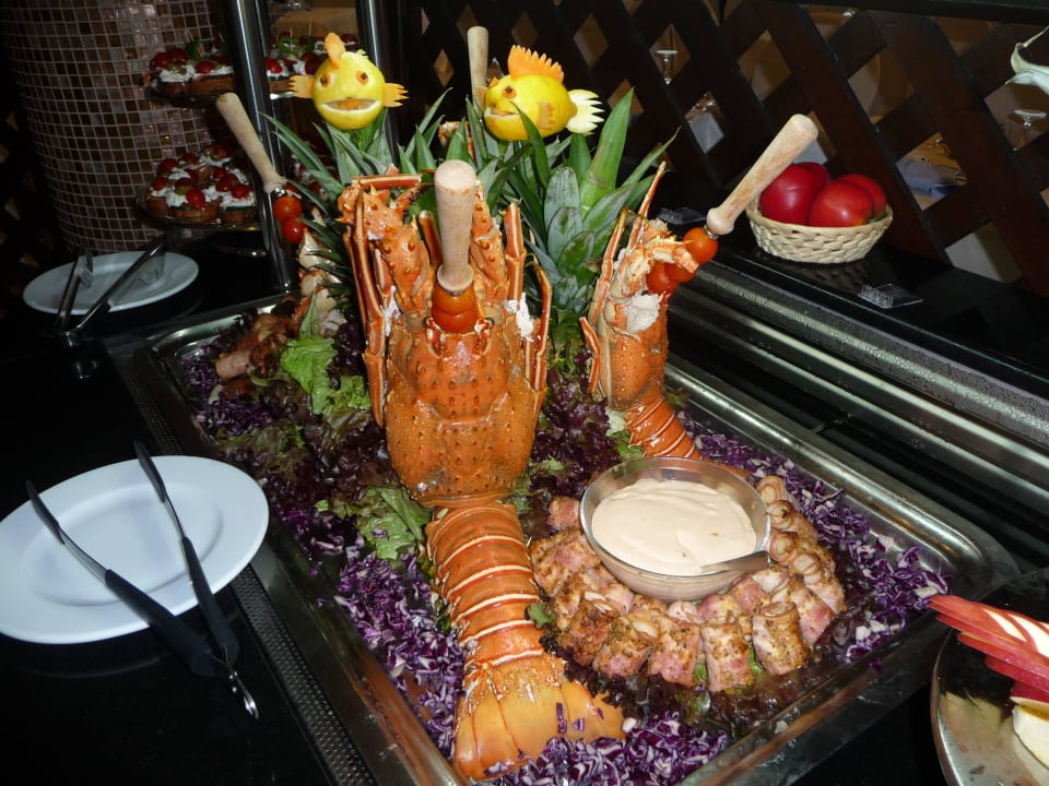 Sehr leckeres Essen Hotel Kalithea Horizon Royal