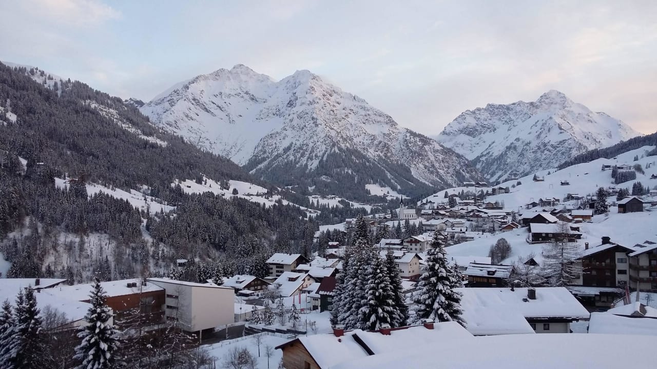 Ausblick vom Balkon Hotel Birkenhöhe