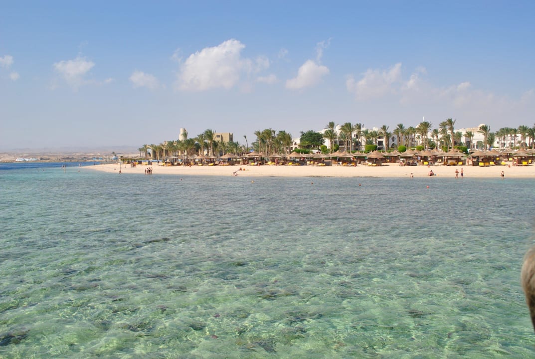 Vom Steg aus zum Strand Pickalbatros Palace Hotel-Port Ghalib