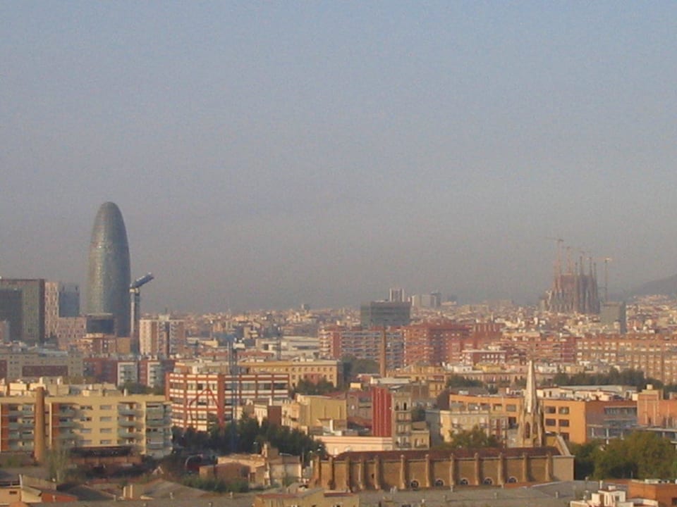 Ausblick vom Hoteldach Hotel Barcelona Condal Mar Affiliated by Meliá