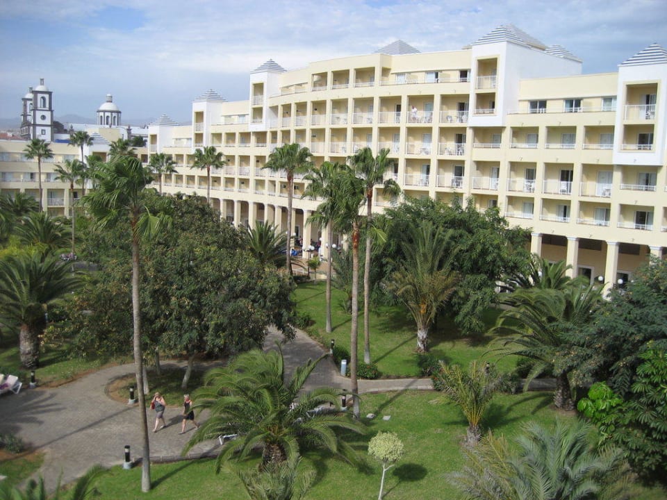 Ausblick vom Zimmer in den Garten Hotel Riu Gran Canaria