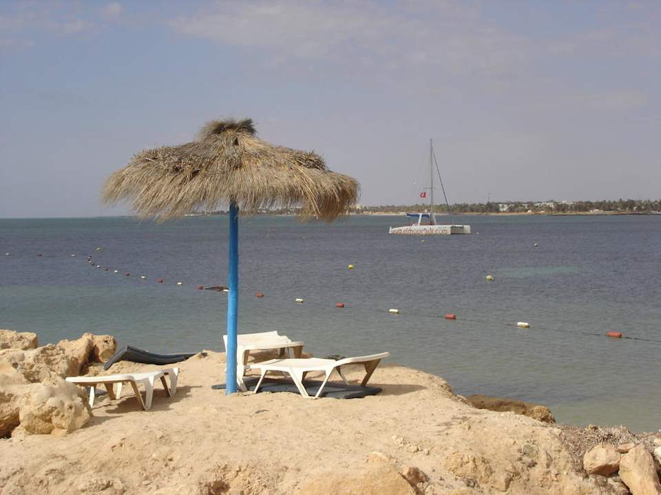 Ein kleines Eiland am Strand Hotel El Mouradi Djerba Menzel