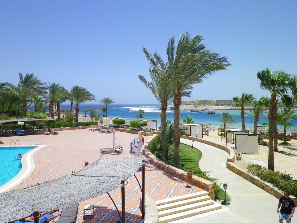 Blick von der Restaurant Terrasse Steigenberger Coraya Beach - Adults only