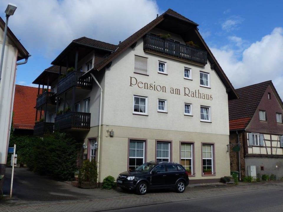 Außenansicht Pension am Rathaus Pension am Rathaus