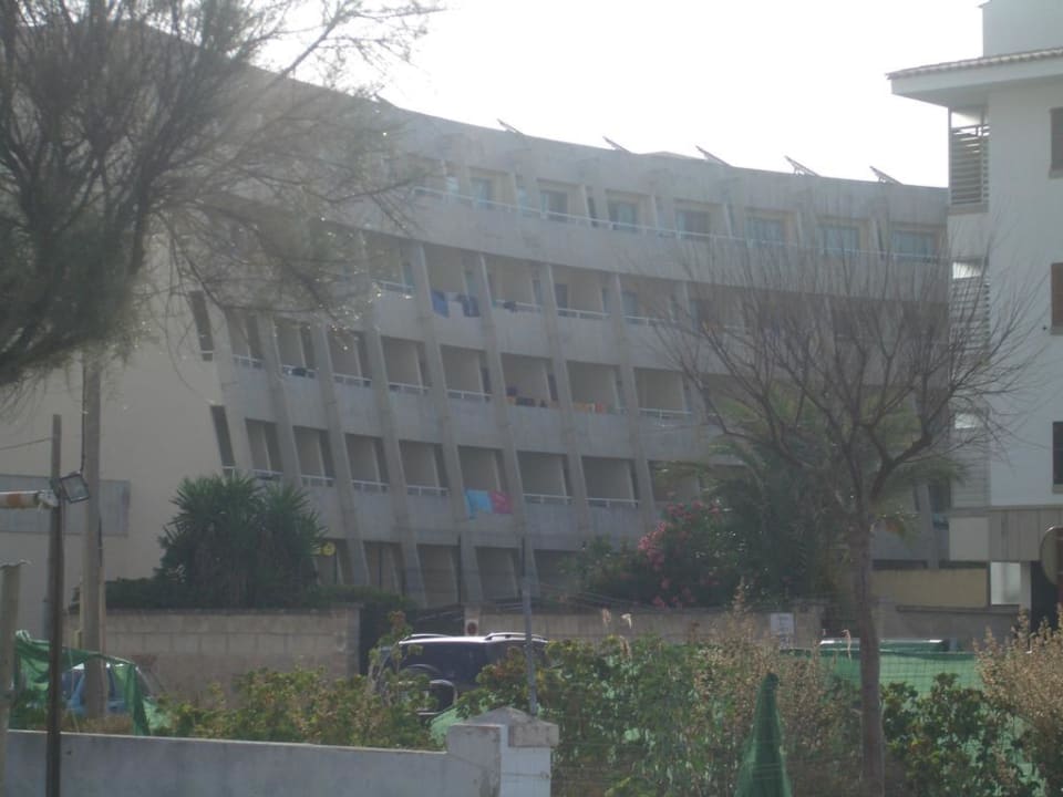 Außenansicht  Landseite Aparthotel Fontanellas Playa