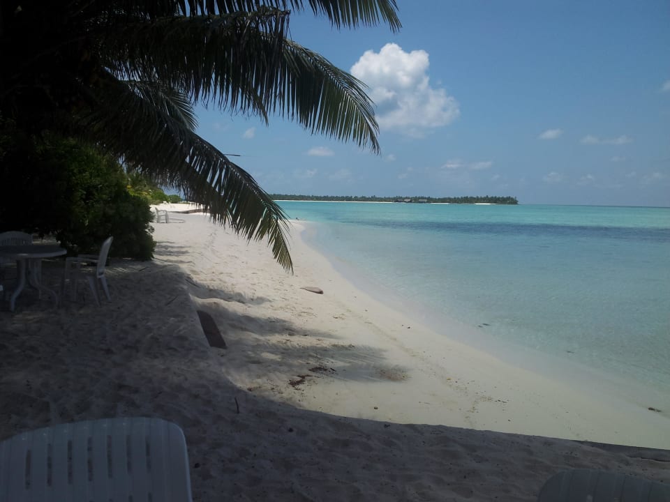 Blick aufs Meer an der Bar Summer Island Maldives