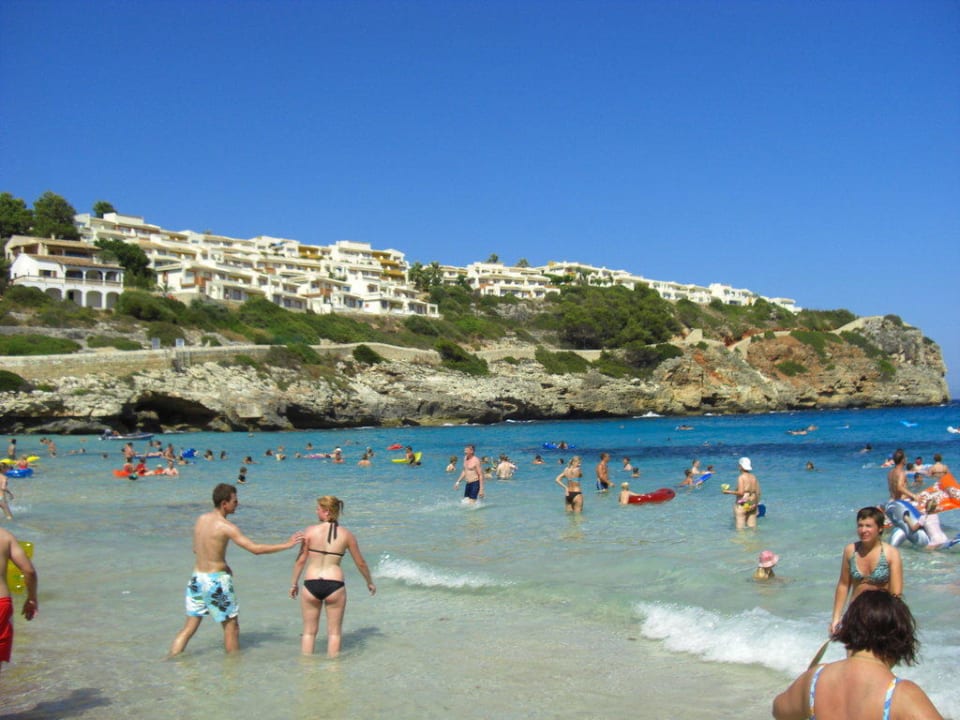 Strand direkt vor dem hotel Flipflop Cala Romantica