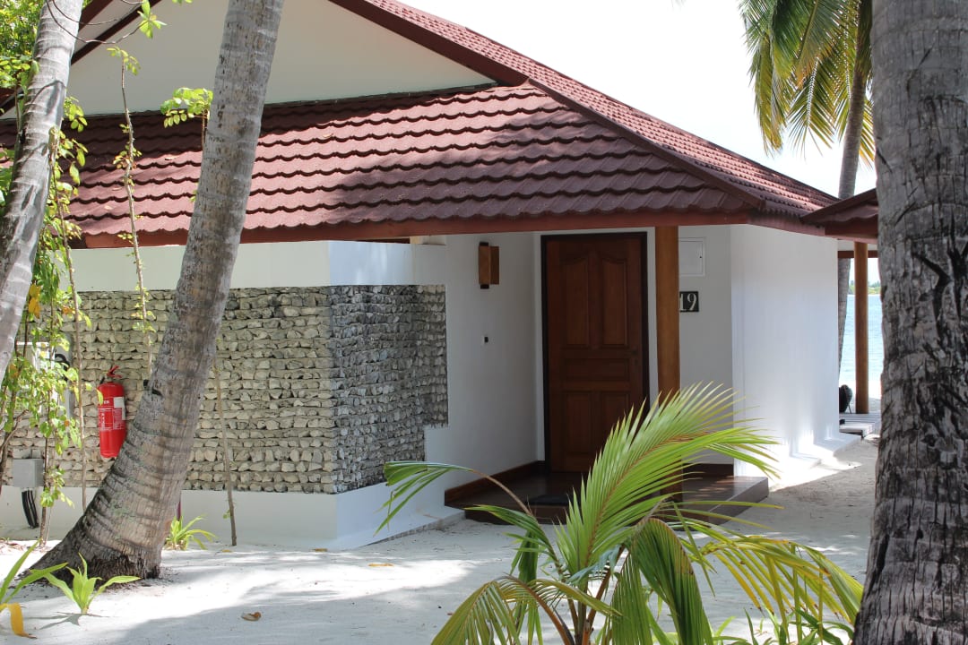 Bungalow-Eingang Diamonds Thudufushi