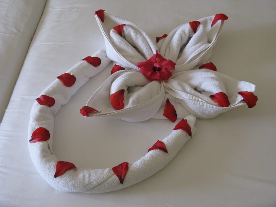 Handtuchkreation  Jaz Dar EL Madina