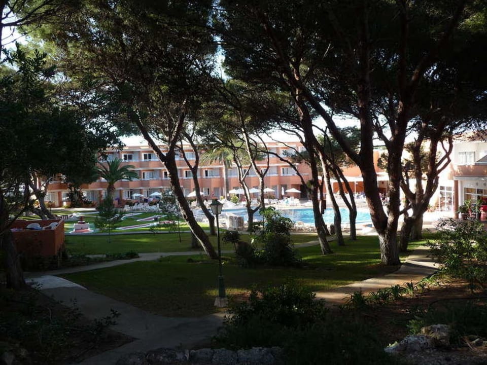 Blick vom Bungalow Hotel Xaloc Playa