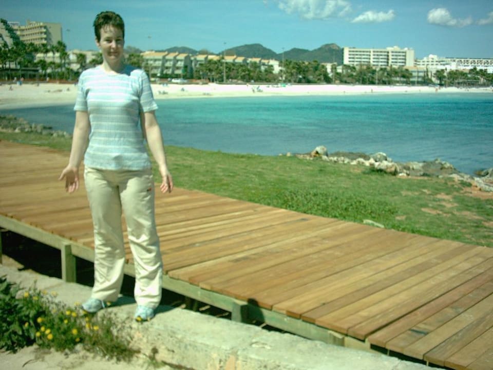 Blick zum Strand von Sa Coma Hotel Club S'Illot