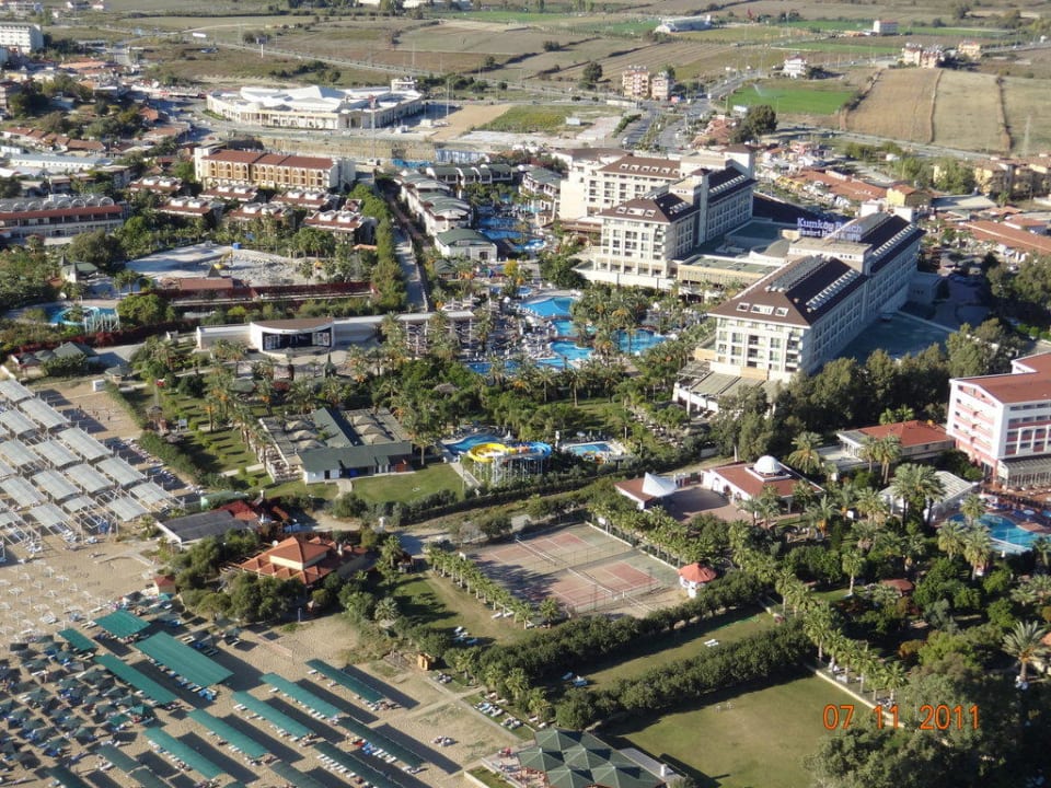 Hotel von oben Sunis Kumköy Beach Resort Hotel & Spa