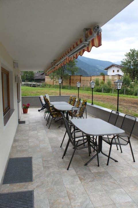 Terrasse Ferienhaus Zillertal