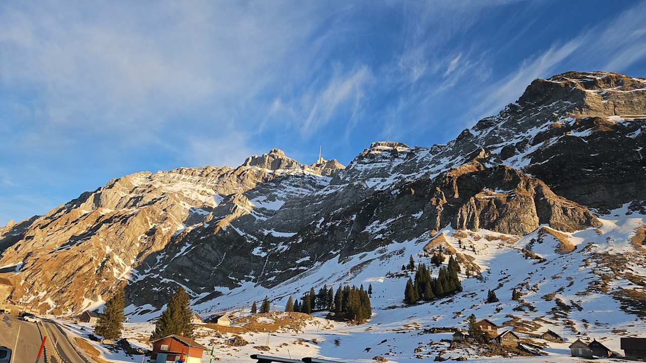 Ausblick Säntis - das Hotel