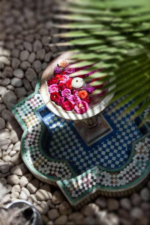 Interior courtyard Hotel Riad Kaiss