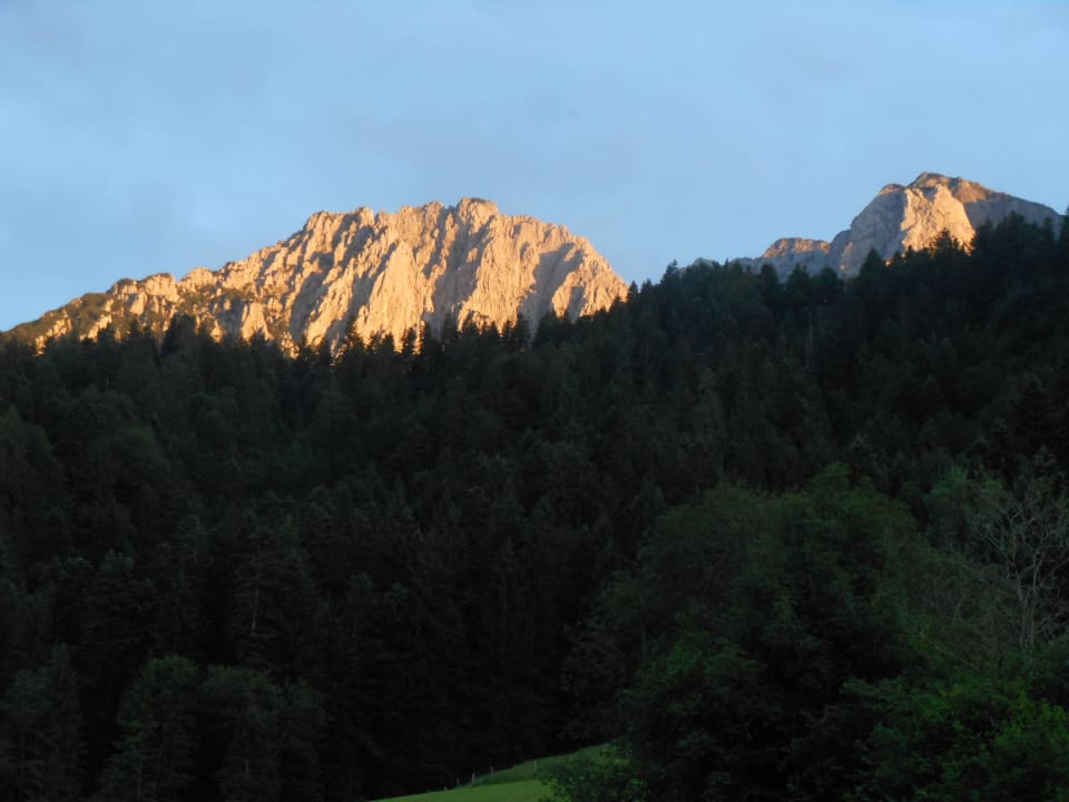 Herrlicher Ausblick beim Frühstück Appartementhaus Fischbacher - Bauernhof Grosswolfing