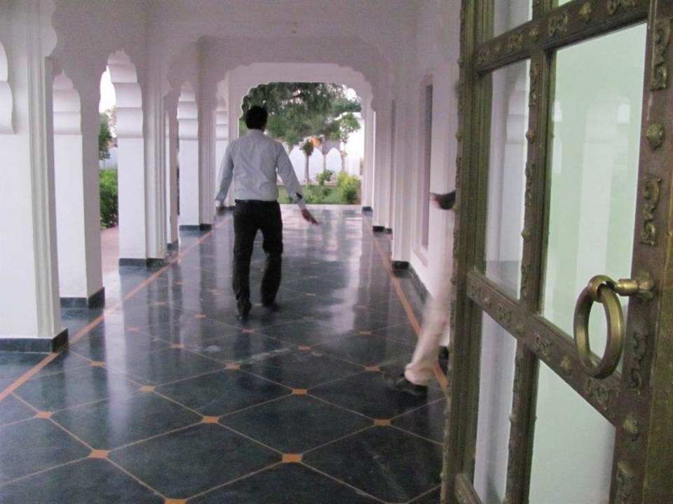 Schöne Gänge Hotel Udai Vilas Palace Mandawa