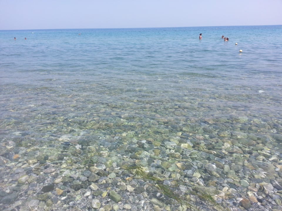 Prima Wasser - aber steinig alltoura Club Hotel Poseidon Palace