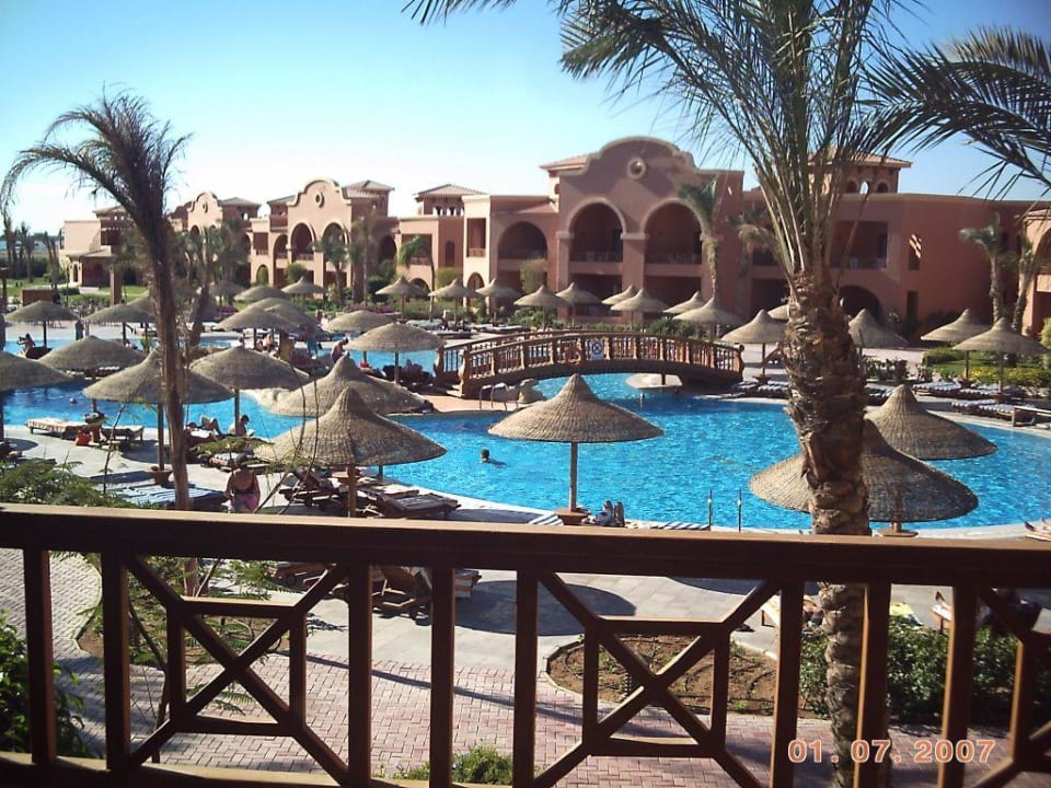 Blick aus Zimmer 5514 Charmillion Gardens Aquapark
