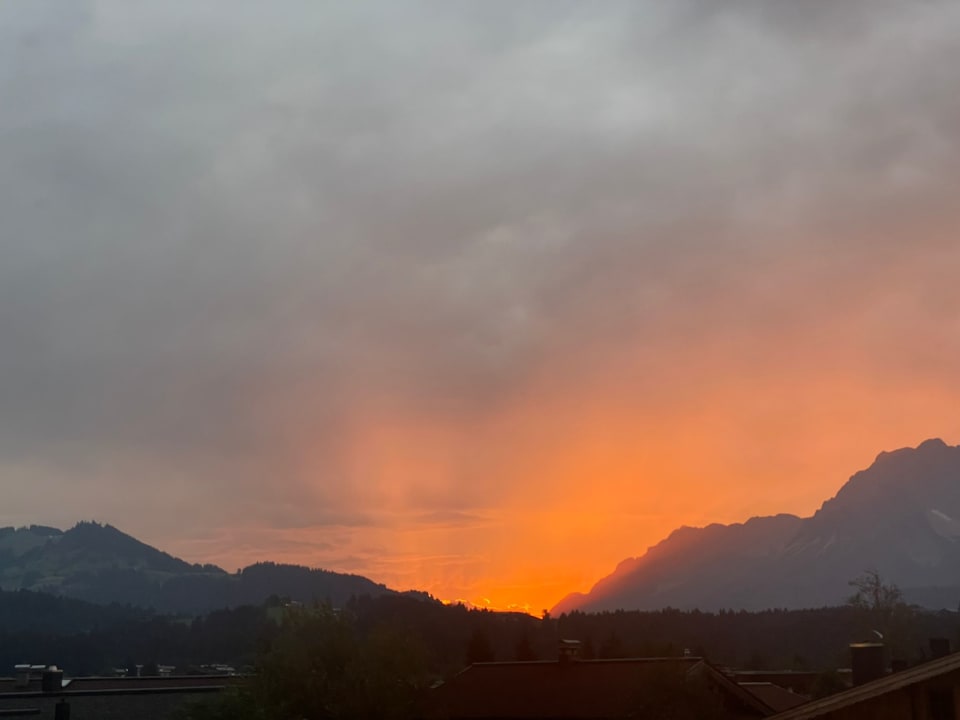 Ausblick Kaiserhotel Kitzbüheler Alpen