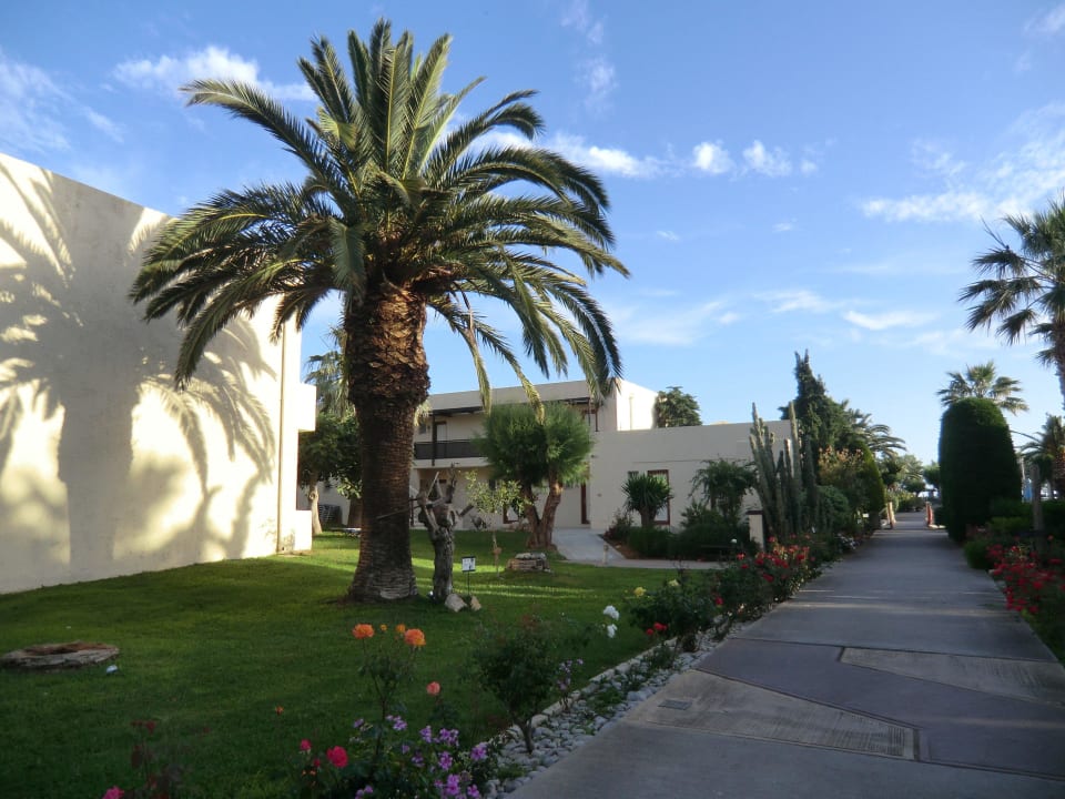 Wege in der Gartenanlage Phãea Cretan Malia