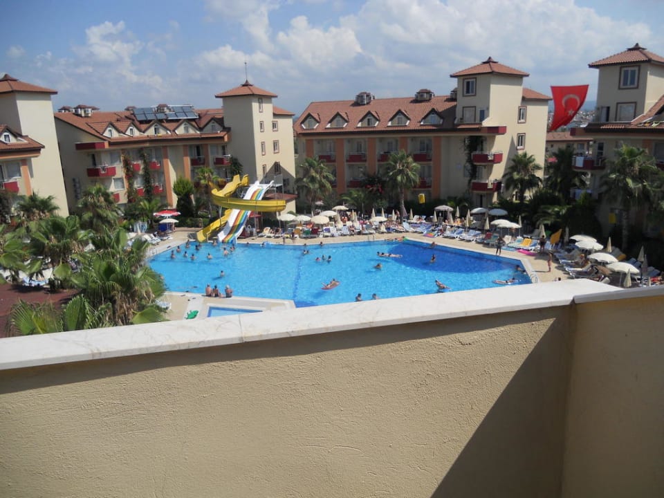 Unser Ausblick vom Zimmer Hotel Orfeus Park