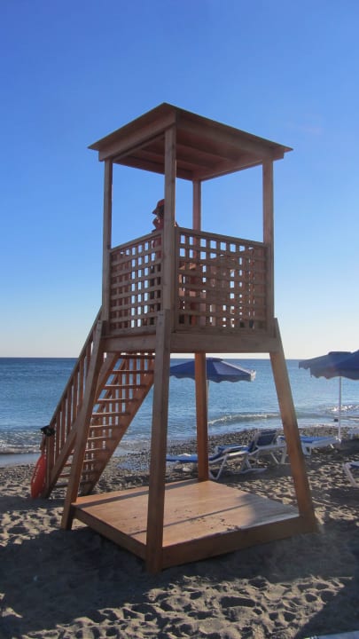 Am Strand Turm des Lifeguards Lindos Princess Beach Resort & Spa