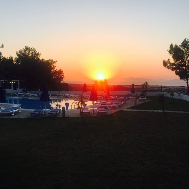 Sonnenuntergang Hotel Helena Christina