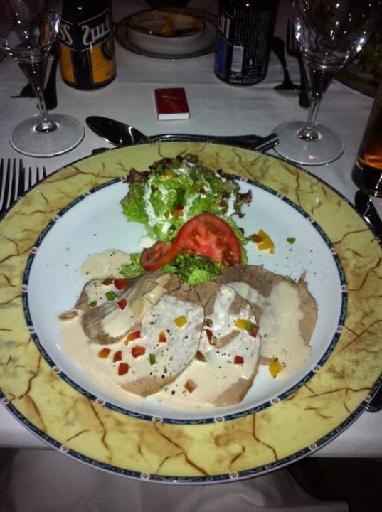 Vorspeise im Alexanders - Restaurant Steigenberger ALDAU Beach Hotel