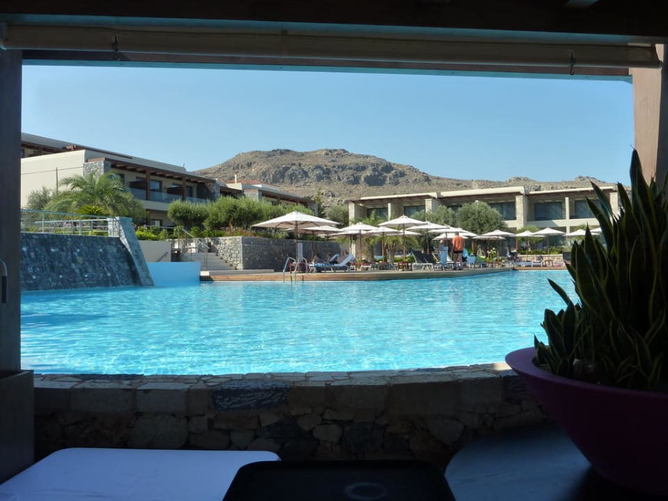 Ausblick von Poolcafé Aquagrand Artistic Luxury Beach Resort - Adults only