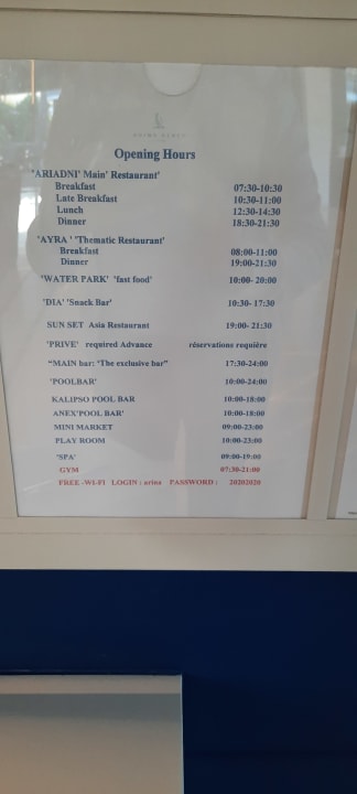 Gastro Arina Beach Resort