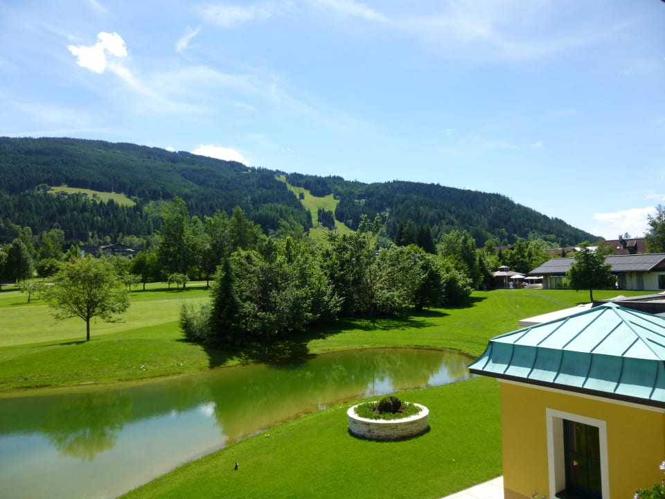 Blick aus Zimmer 124 Hotel Gut Weissenhof