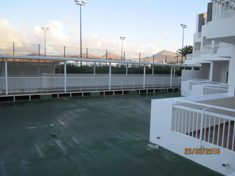 Blick von der Terrasse. Hotel Riu Paraiso Lanzarote