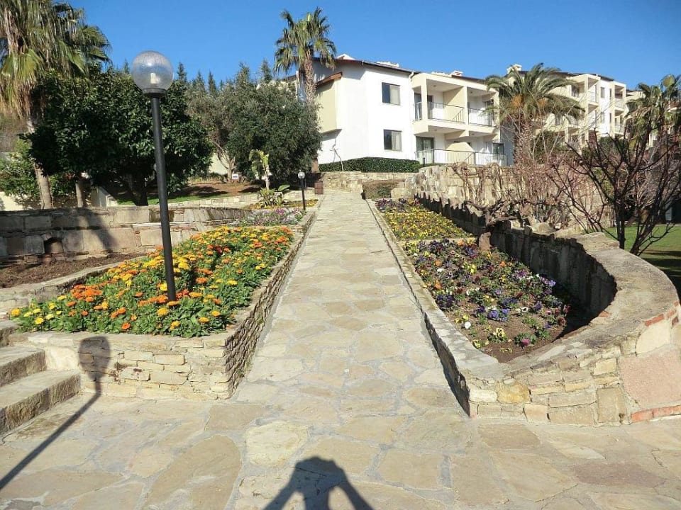 Frühling in der Gartenanlage, vor den Bungalows Arum Barut Collection