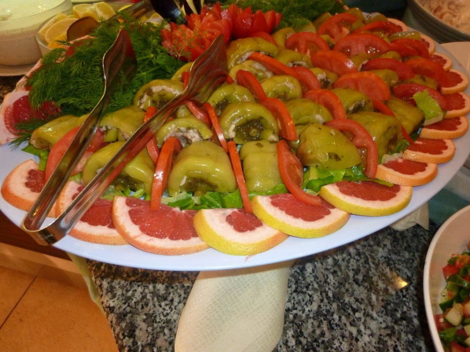 Kleiner Blick auf  eine der vielen Salate Hane Family Resort