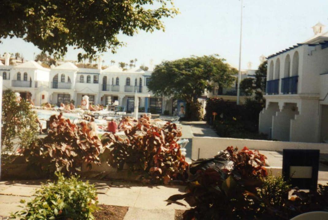 Blick aus unserem Bungalow Hotel Bungalows Duna Flor